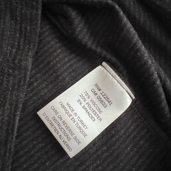 Isle by Melis Kozan Black Turtleneck Stretch Knit Dress Blk Heather Charcoal XS - Picture 6 of 11